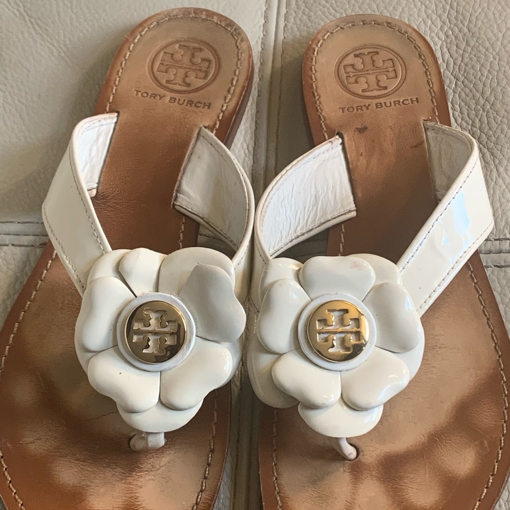 uthentic Tory Burch Leather Upper Size 7,5